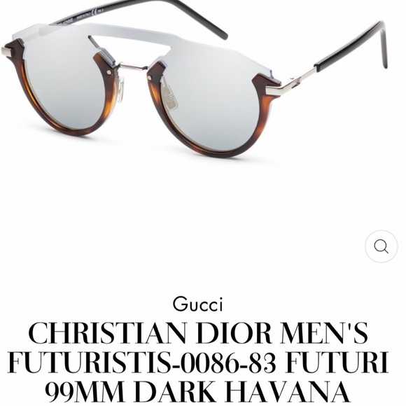 DIOR FUTURISTIC HAVANA MIRROR SUNGLASSES - Picture 13 of 16
